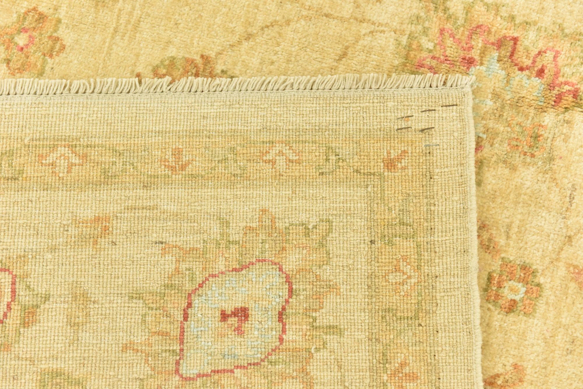 6' 8 x 9' 7 Hand Knotted Peshawar Ziegler Rug