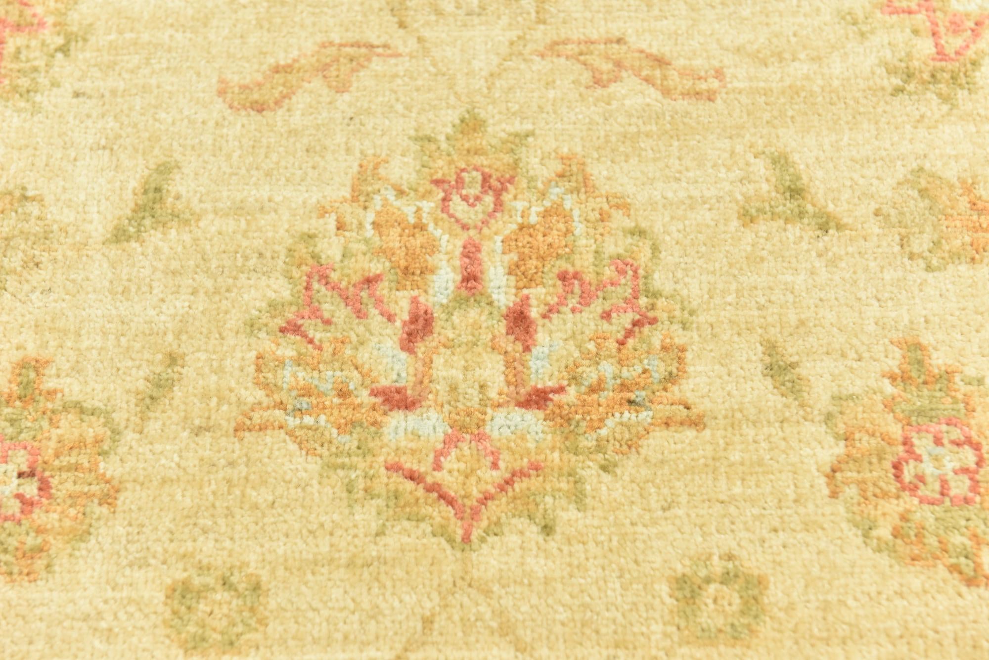 6' 8 x 9' 7 Hand Knotted Peshawar Ziegler Rug