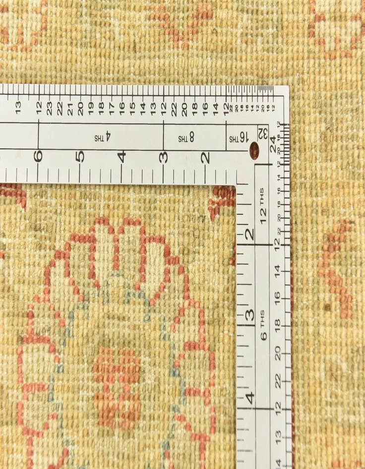 Detail image of 6' 8 x 9' 8  Hand Knotted Peshawar Ziegler Rug