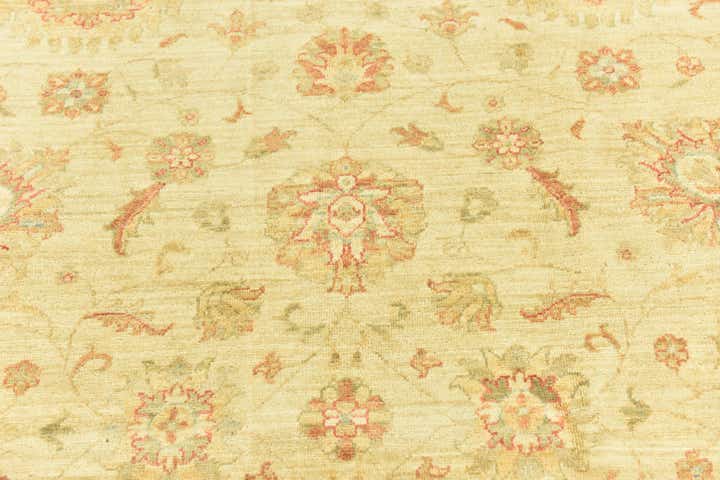 6' 8 x 9' 8 Hand Knotted Peshawar Ziegler Rug