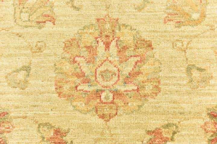 6' 8 x 9' 8 Hand Knotted Peshawar Ziegler Rug