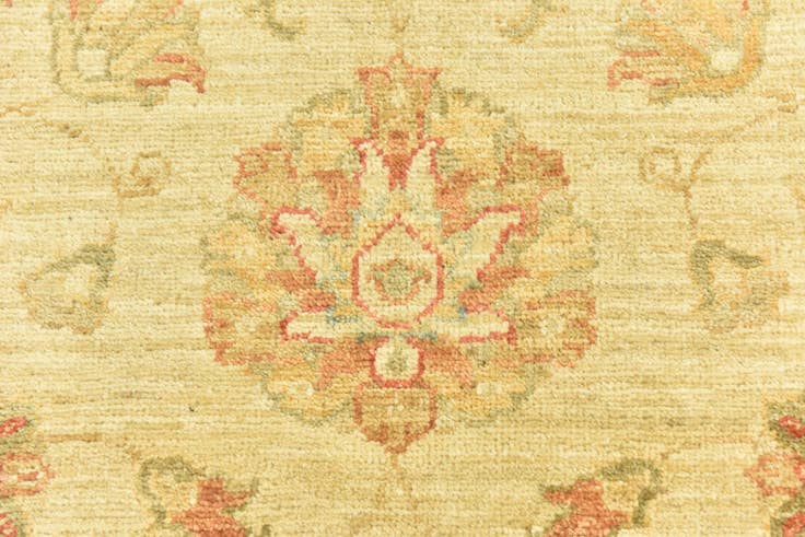 Detail image of 6' 8 x 9' 8 Hand Knotted Peshawar Ziegler Rug
