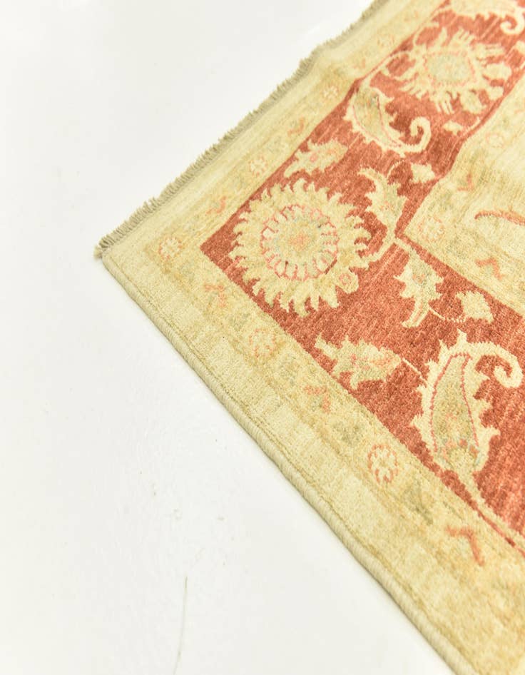 Detail image of 6' 8 x 9' 8  Hand Knotted Peshawar Ziegler Rug