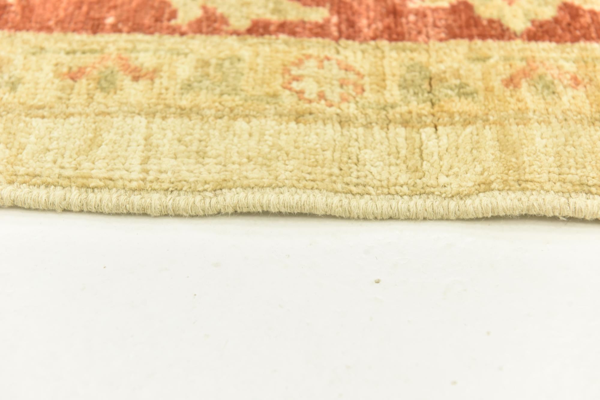 6' 8 x 9' 8 Hand Knotted Peshawar Ziegler Rug