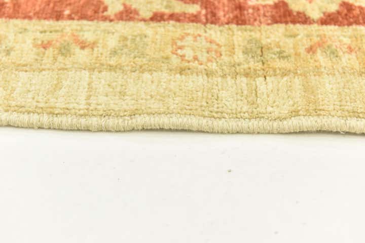 6' 8 x 9' 8 Hand Knotted Peshawar Ziegler Rug