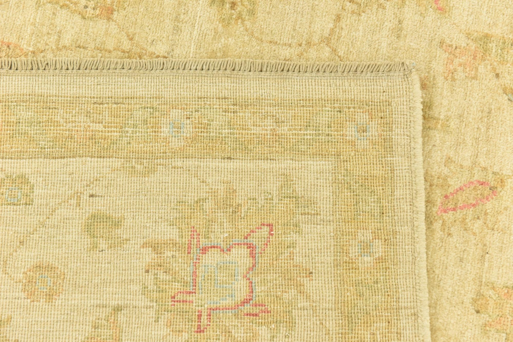 6' 9 x 9' 10 Hand Knotted Peshawar Ziegler Rug