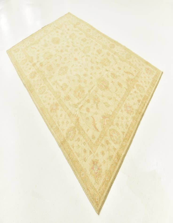 Detail image of 6' 9 x 9' 10 Hand Knotted Peshawar Ziegler Rug