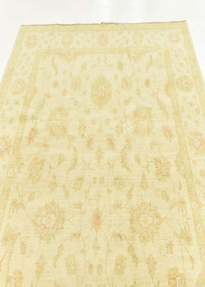 6' 9 x 9' 10 Hand Knotted Peshawar Ziegler Rug