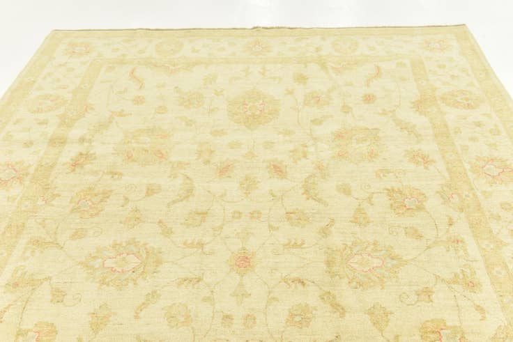 Detail image of 6' 9 x 9' 10 Hand Knotted Peshawar Ziegler Rug