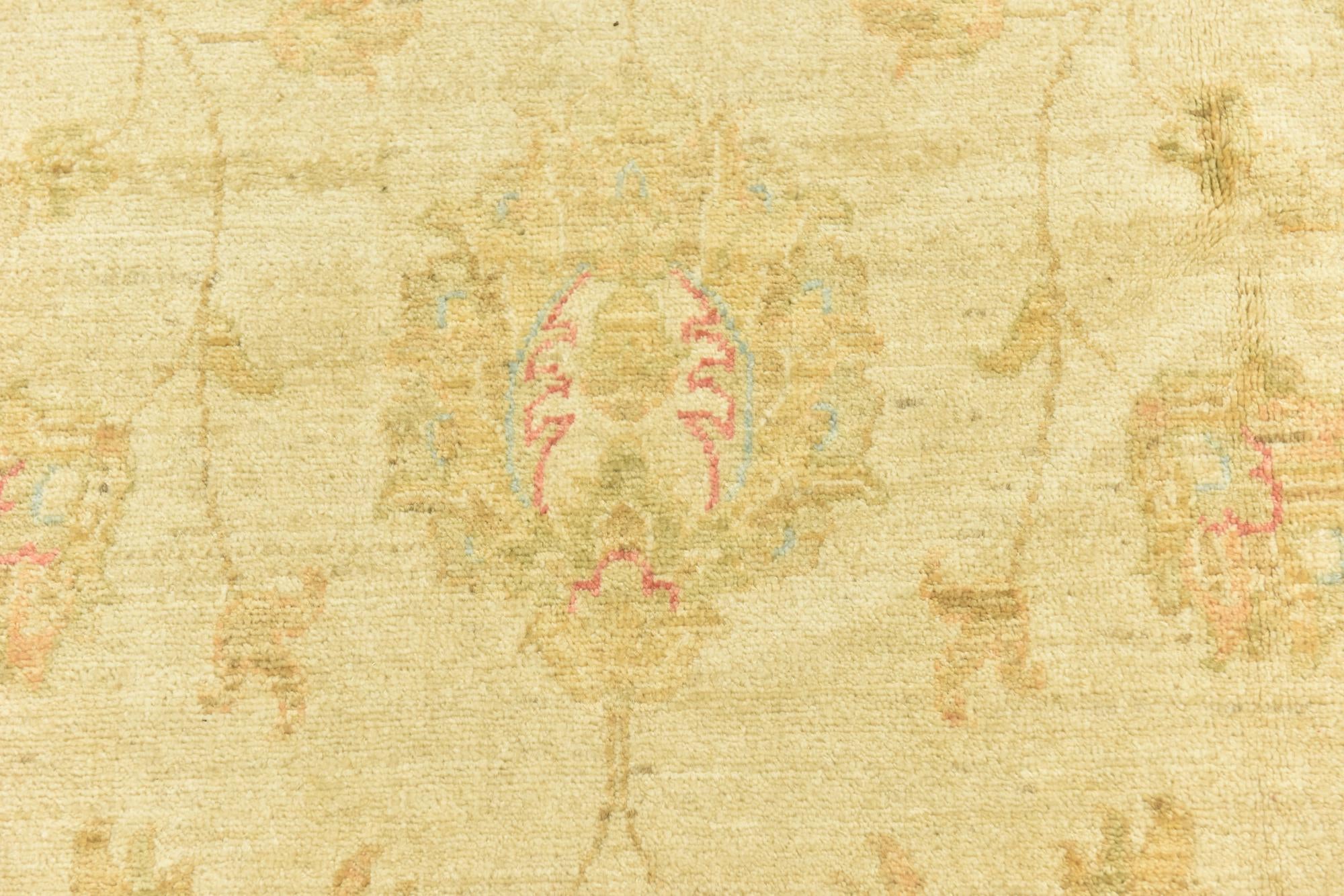 6' 9 x 9' 10 Hand Knotted Peshawar Ziegler Rug