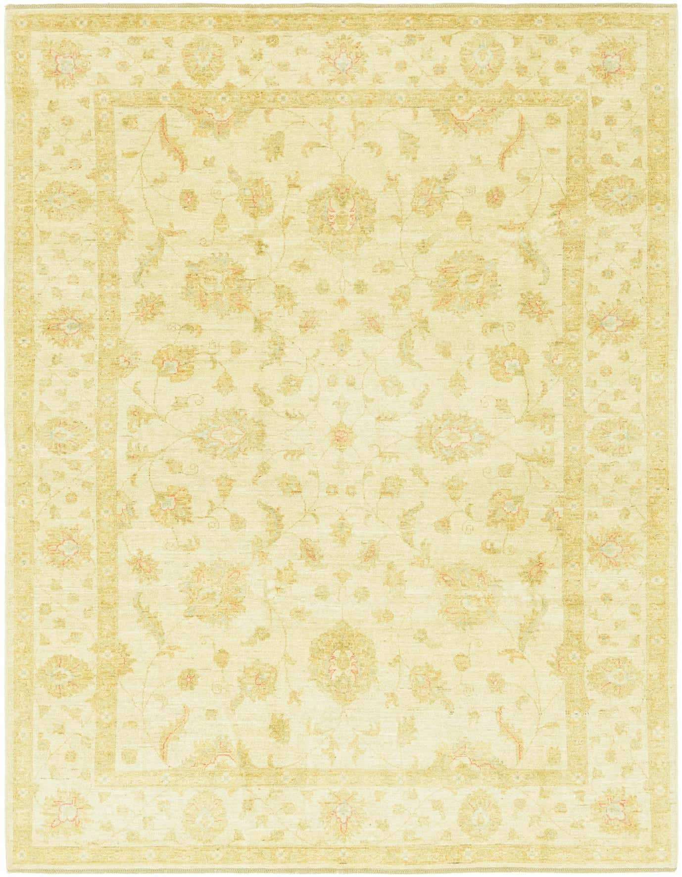 6' 9 x 9' 10 Hand Knotted Peshawar Ziegler Rug