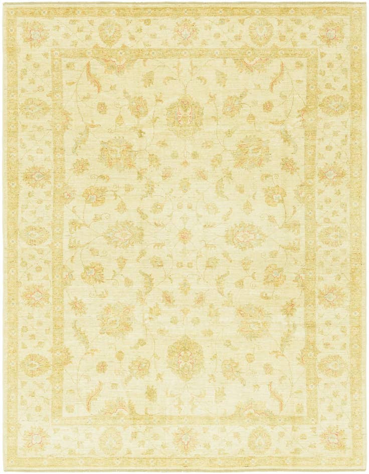 Detail image of 6' 9 x 9' 10 Hand Knotted Peshawar Ziegler Rug