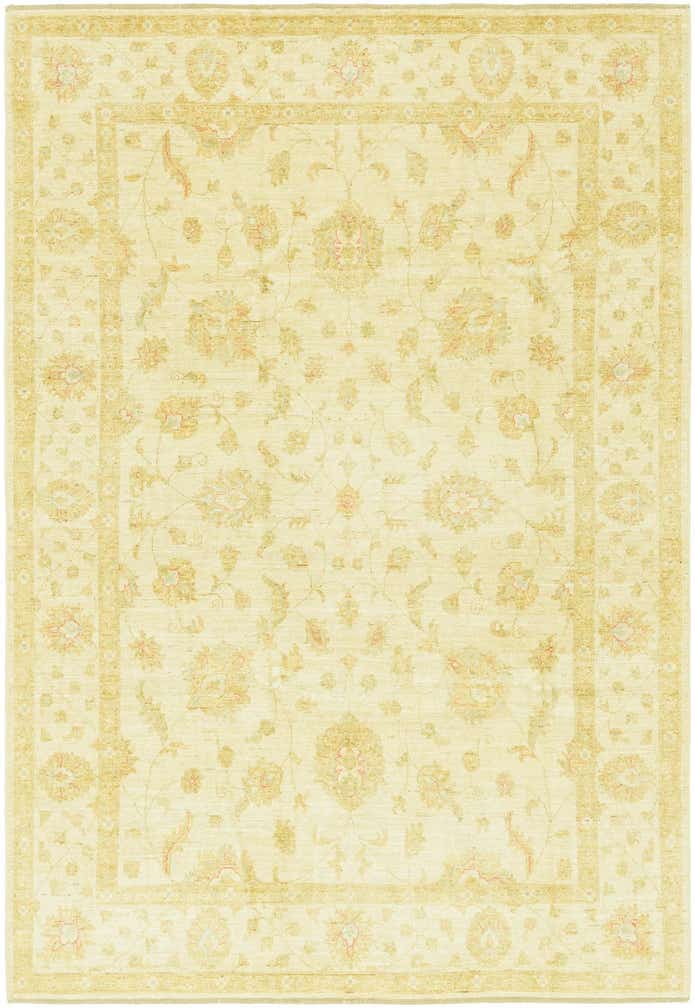 6' 9 x 9' 10 Hand Knotted Peshawar Ziegler Rug