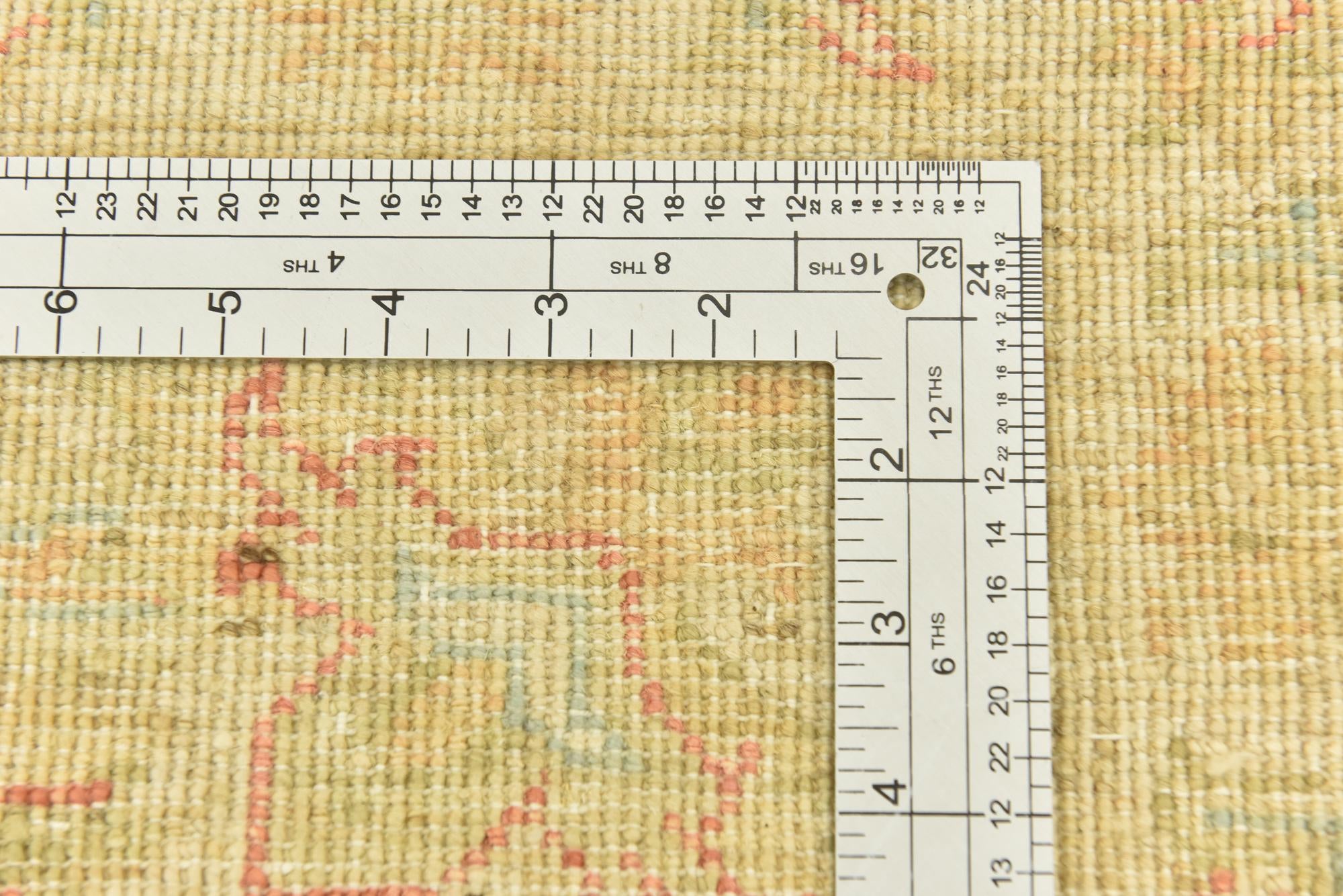 6' 8 x 9' 10 Hand Knotted Peshawar Ziegler Rug