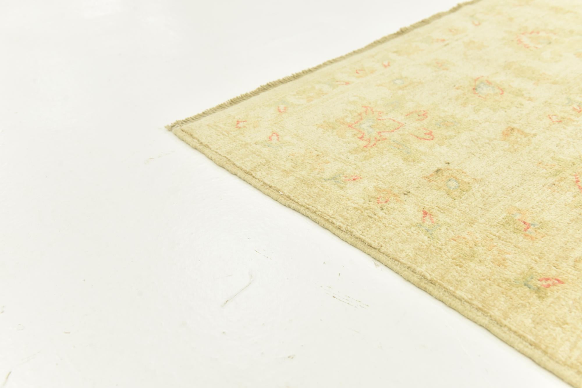 6' 8 x 9' 10 Hand Knotted Peshawar Ziegler Rug