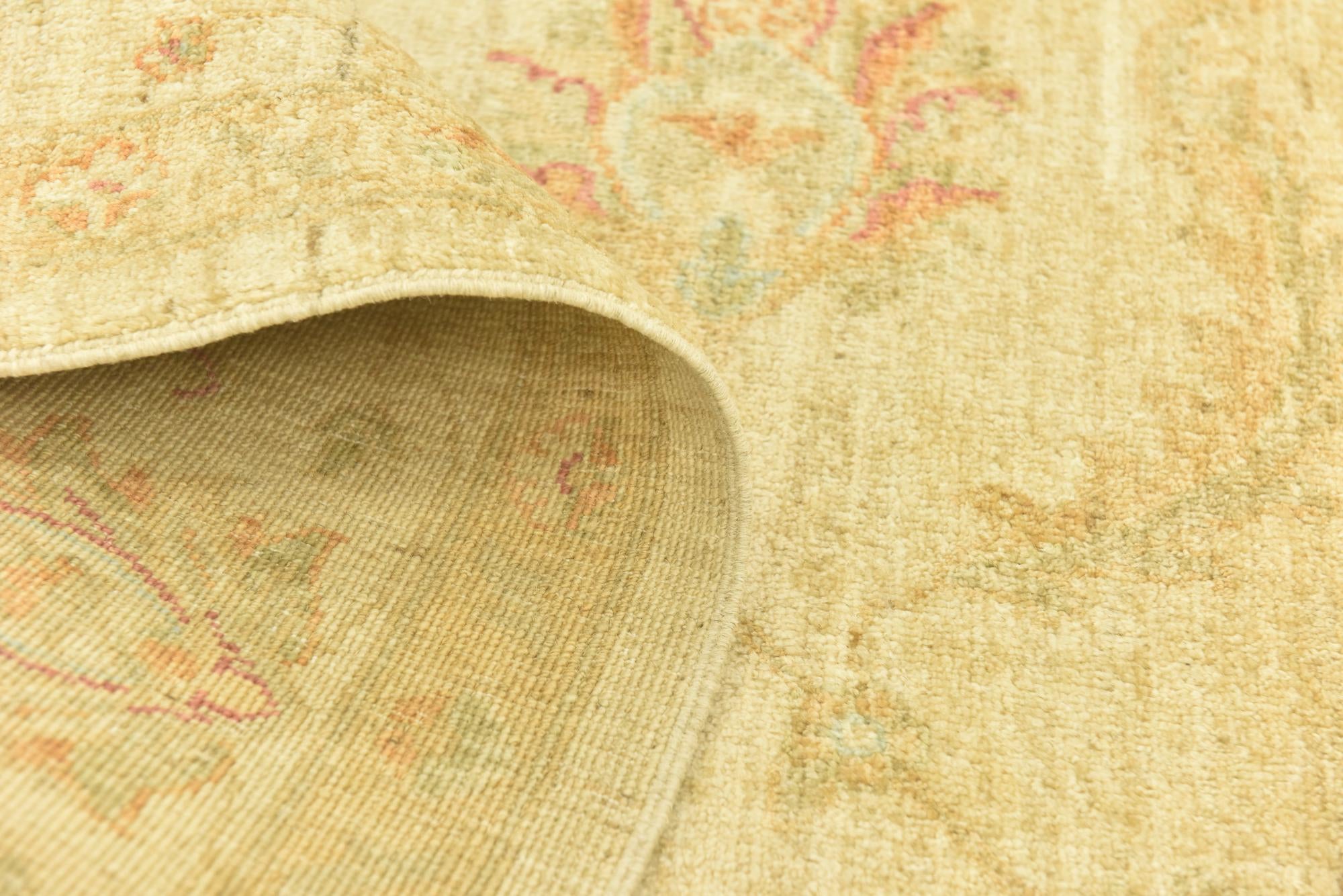 6' 8 x 9' 8 Hand Knotted Peshawar Ziegler Rug