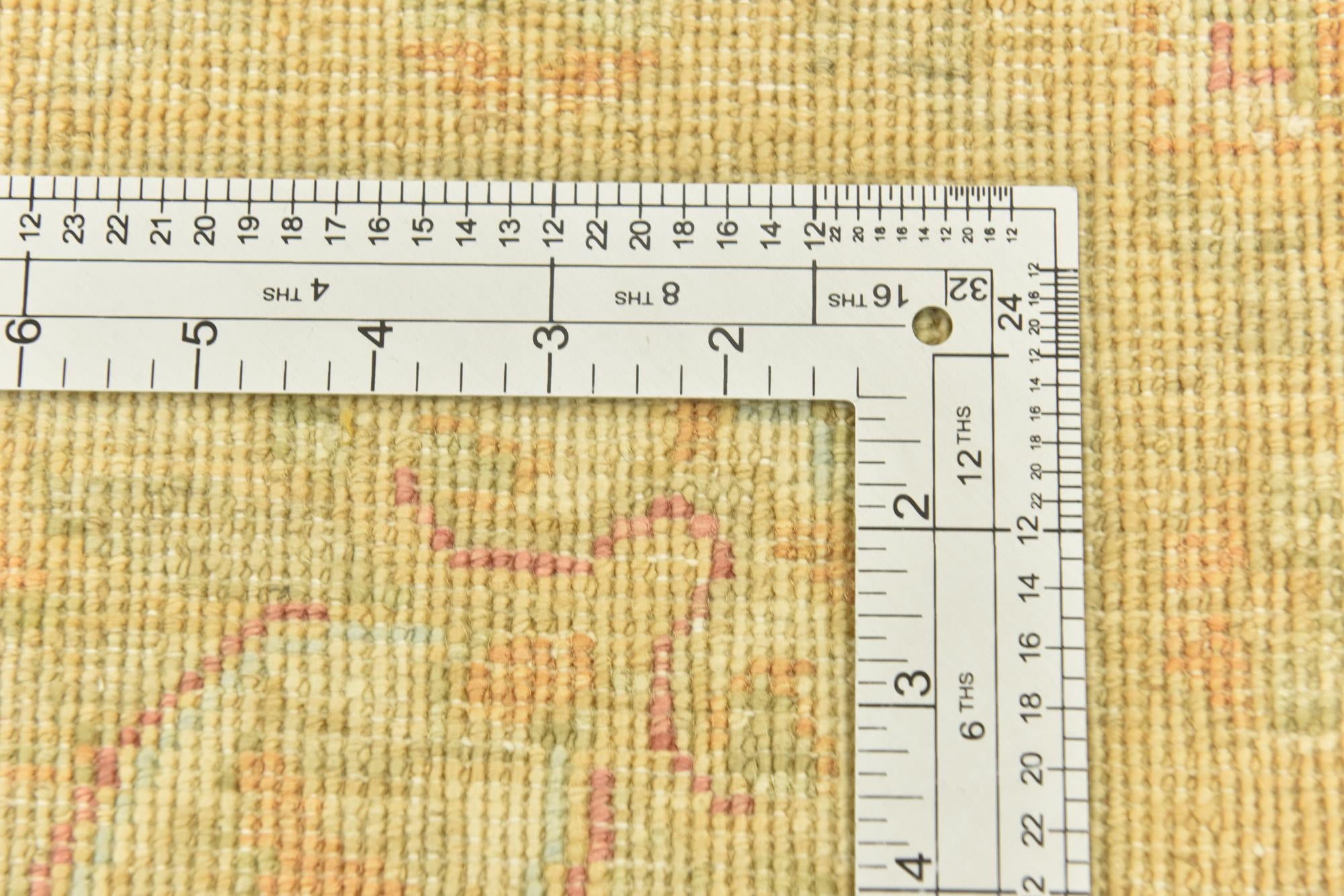 6' 8 x 9' 8 Hand Knotted Peshawar Ziegler Rug