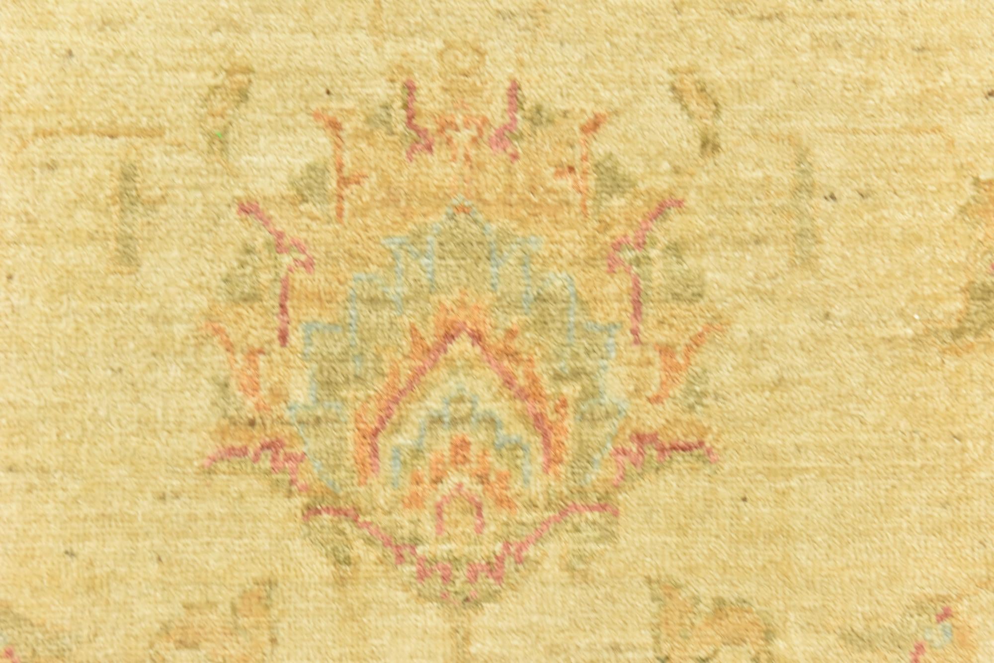 6' 8 x 9' 8 Hand Knotted Peshawar Ziegler Rug