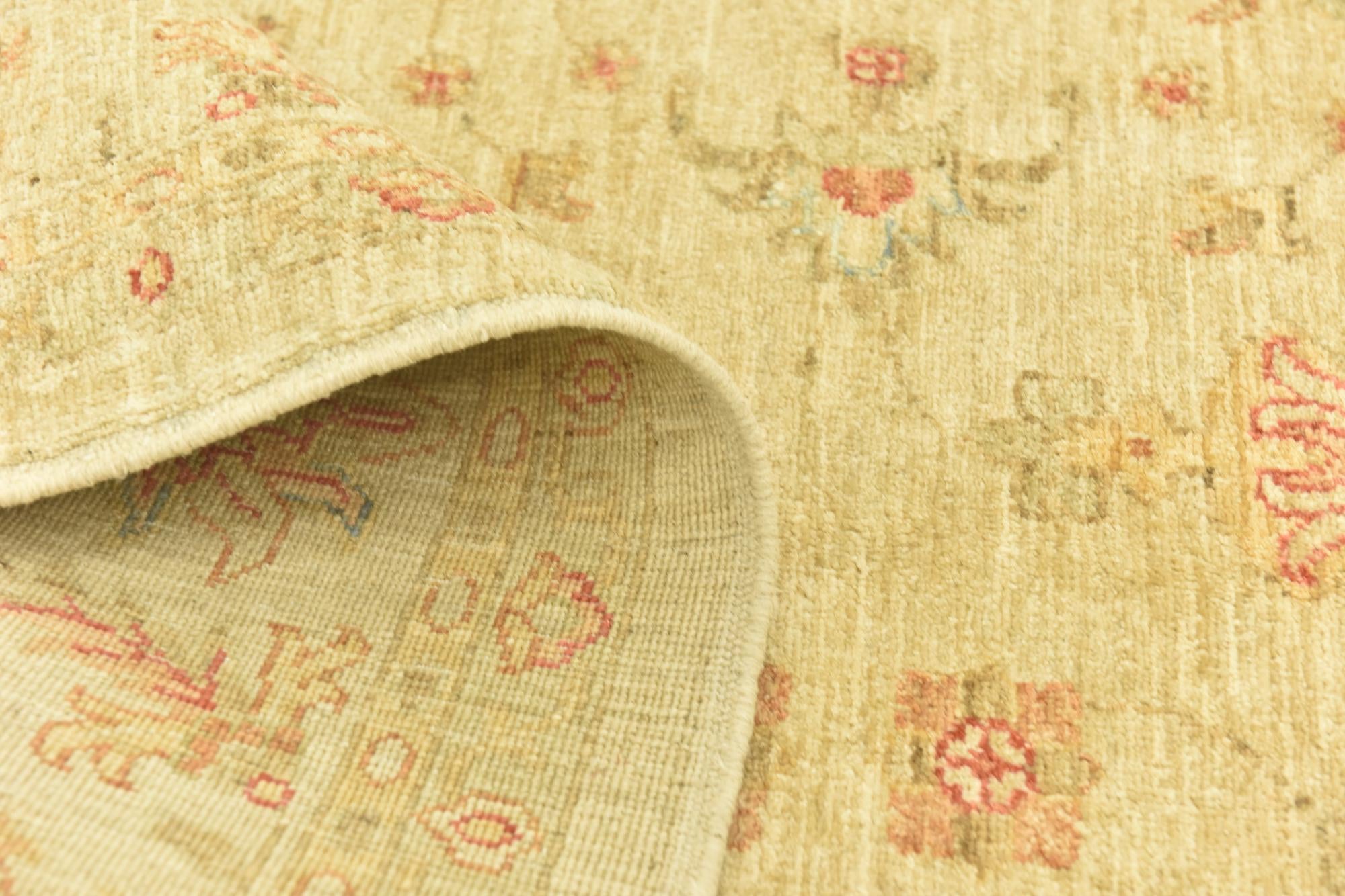 7' 1 x 9' 5 Hand Knotted Peshawar Ziegler Rug