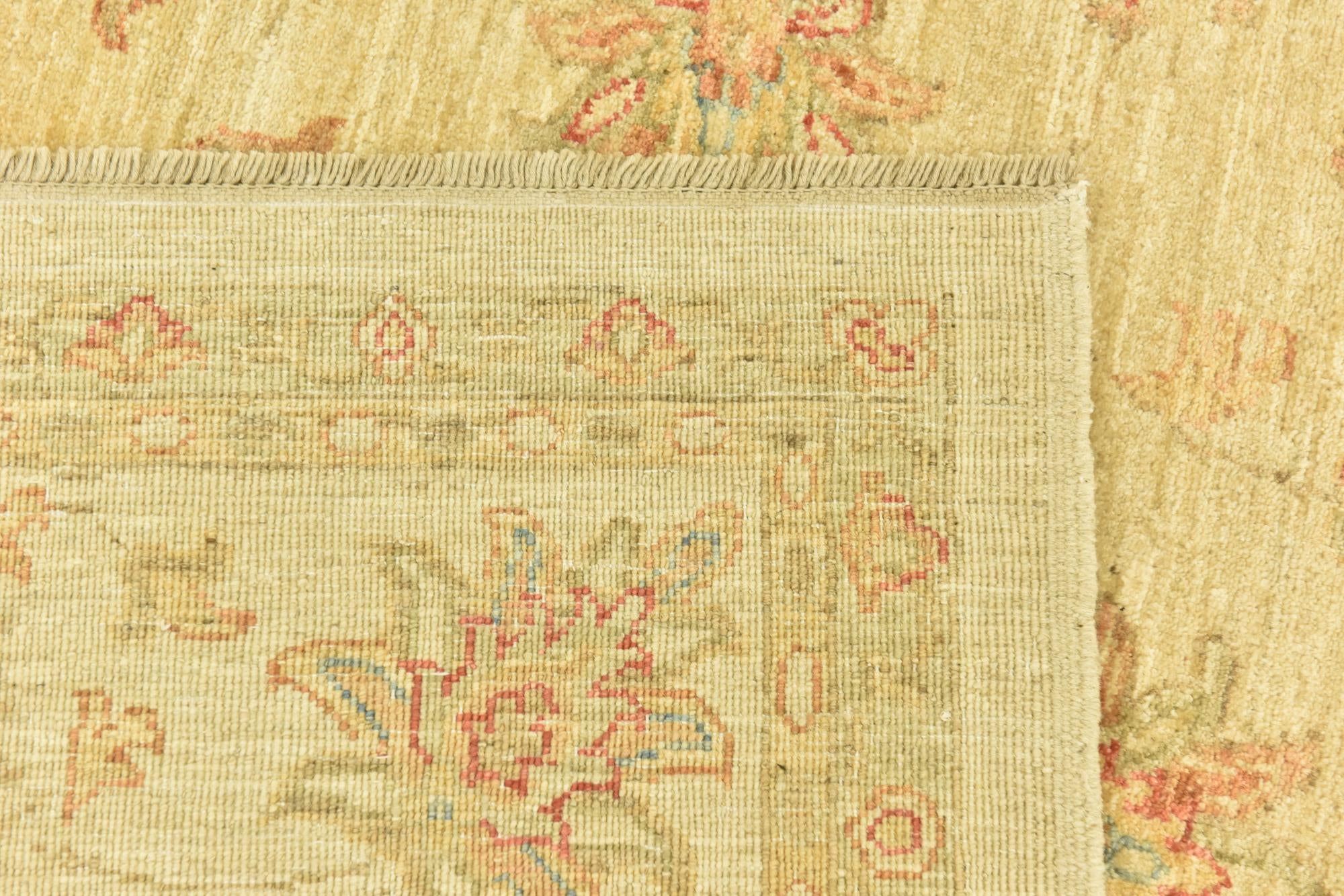 7' 1 x 9' 5 Hand Knotted Peshawar Ziegler Rug