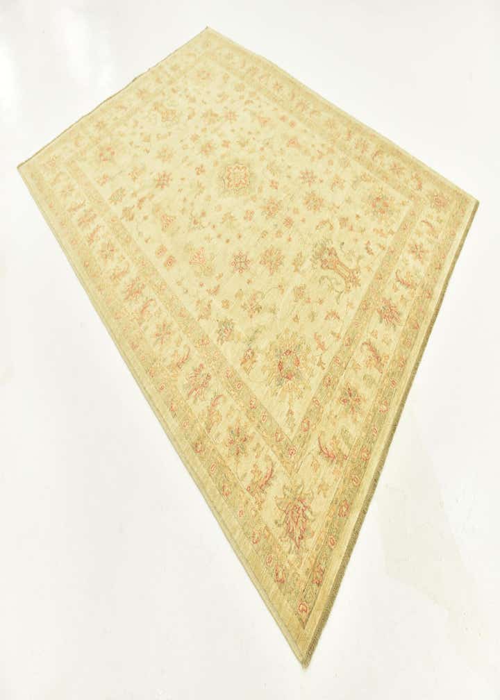 7' 1 x 9' 5 Hand Knotted Peshawar Ziegler Rug