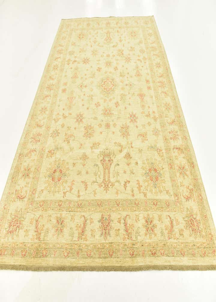 7' 1 x 9' 5 Hand Knotted Peshawar Ziegler Rug