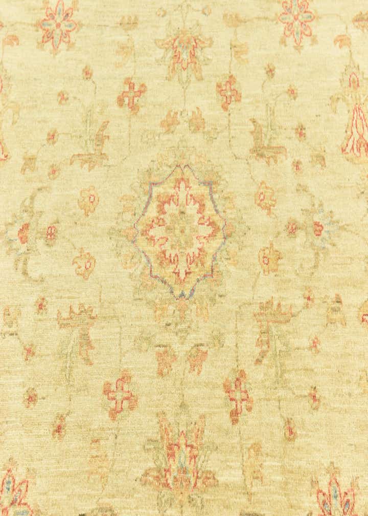 7' 1 x 9' 5 Hand Knotted Peshawar Ziegler Rug