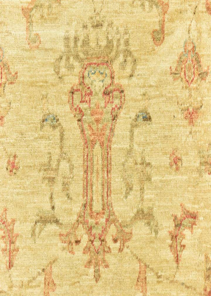 7' 1 x 9' 5 Hand Knotted Peshawar Ziegler Rug