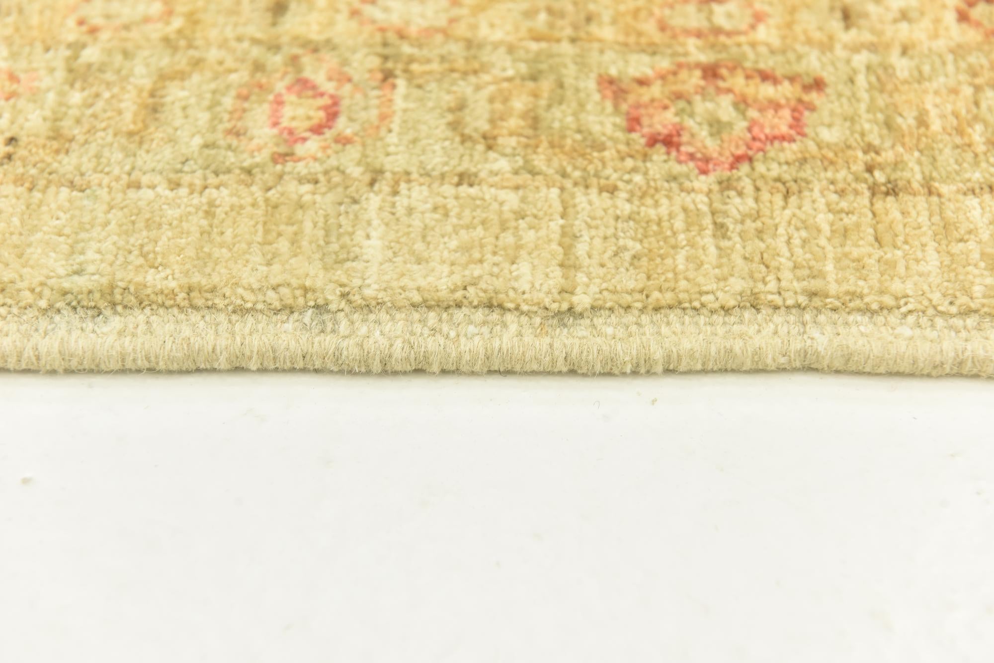 7' 1 x 9' 5 Hand Knotted Peshawar Ziegler Rug