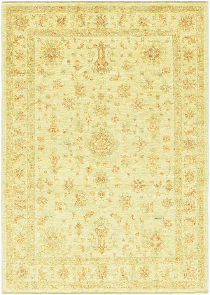 7' 1 x 9' 5 Hand Knotted Peshawar Ziegler Rug