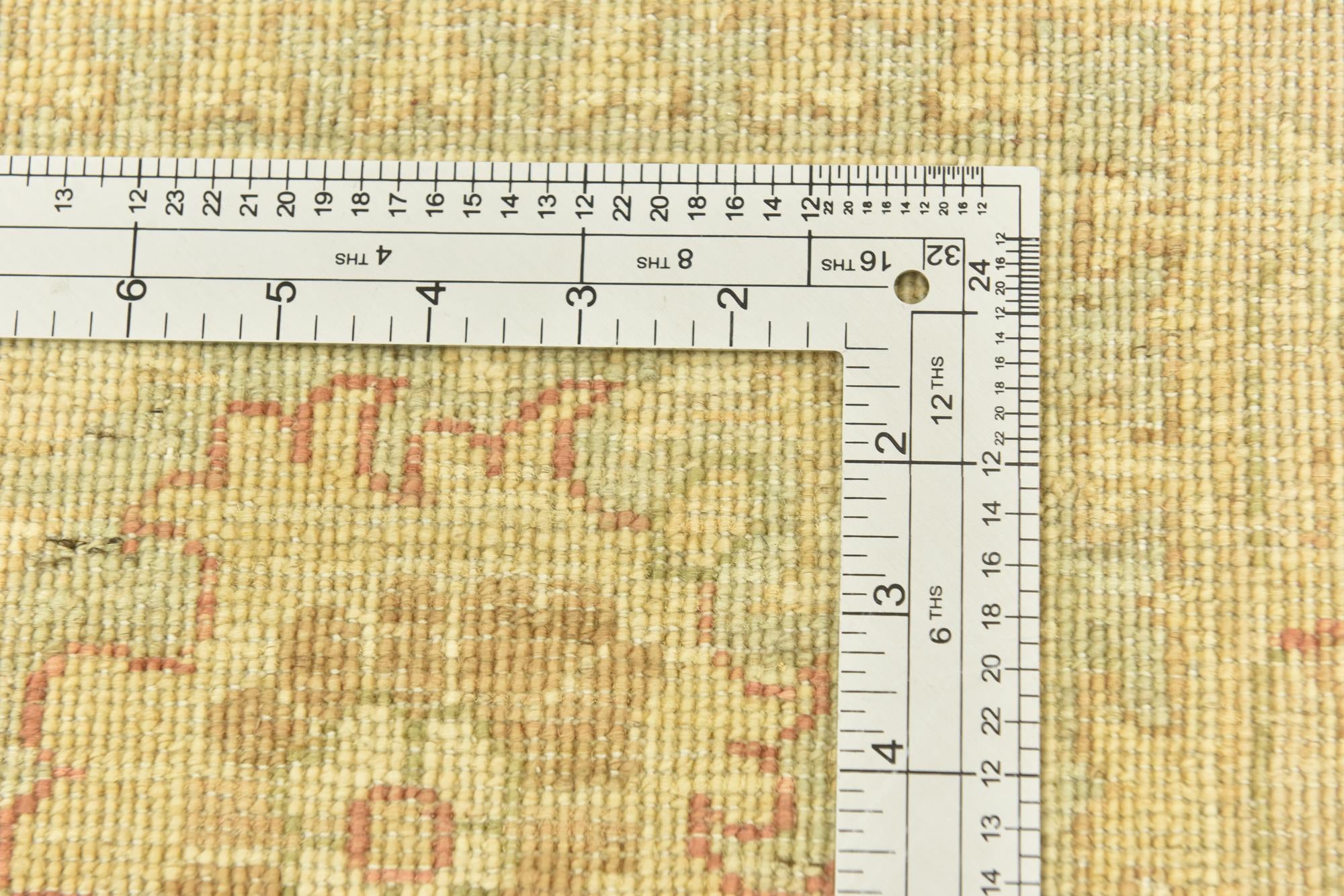 6' 7 x 10' 2 Hand Knotted Peshawar Ziegler Rug