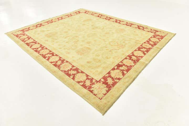 8' 2 x 9' 9 Hand Knotted Peshawar Ziegler Rug