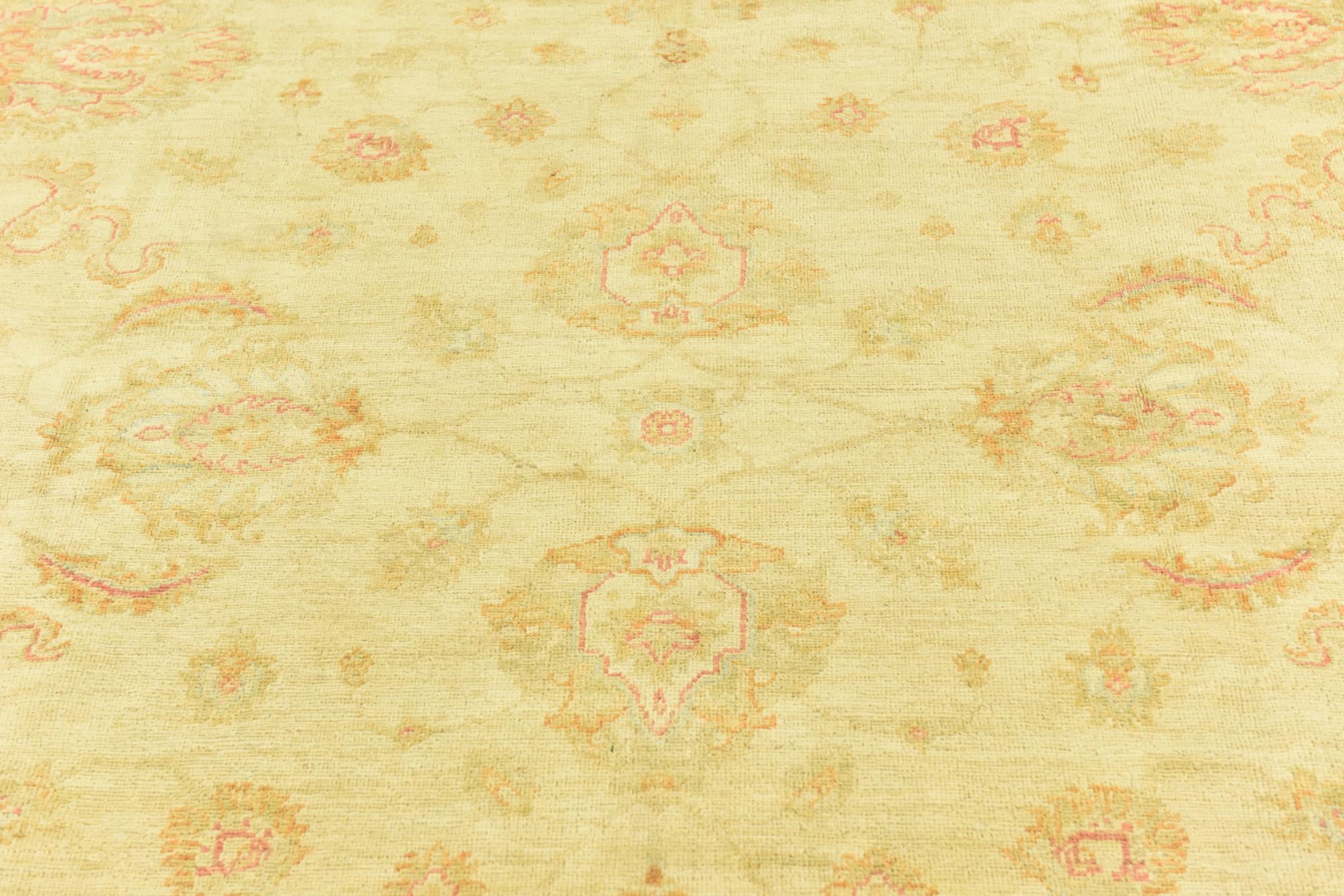 8' 2 x 9' 9 Hand Knotted Peshawar Ziegler Rug