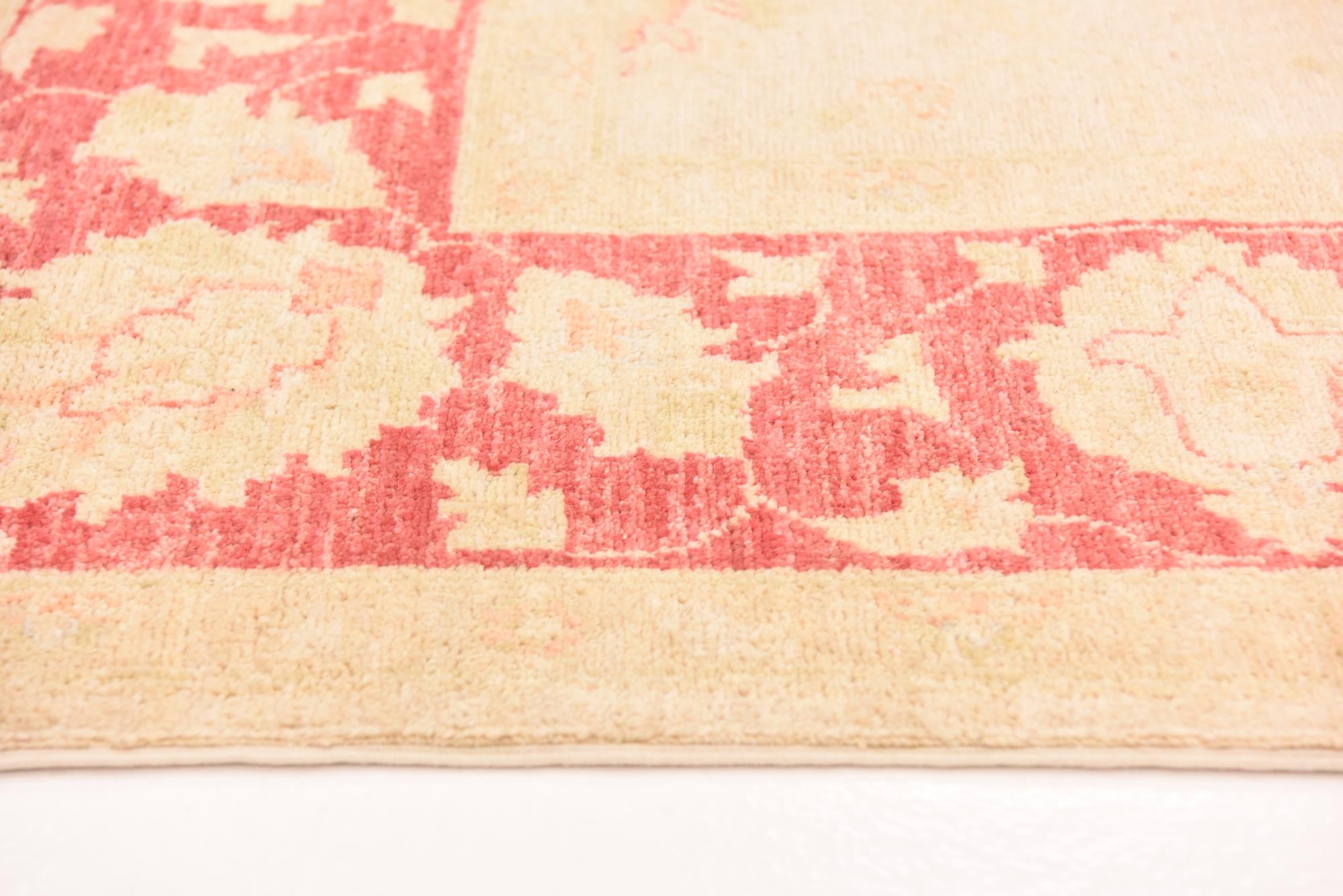 5' 8 x 8' Hand Knotted Peshawar Ziegler Rug