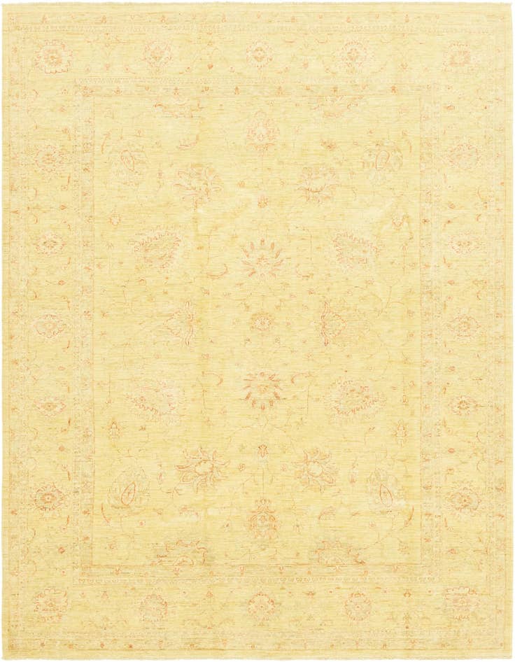 Detail image of 7' x 9' 3 Hand Knotted Peshawar Ziegler Rug