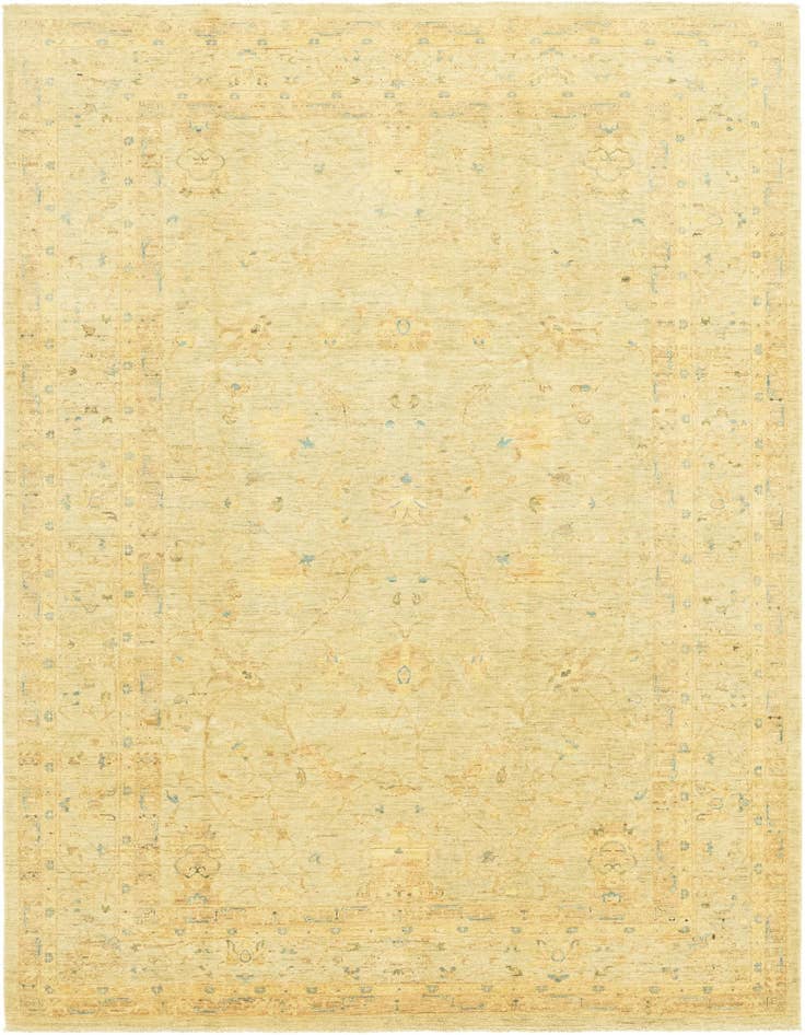 Detail image of 6' 6 x 10' 1 Hand Knotted Peshawar Ziegler Rug