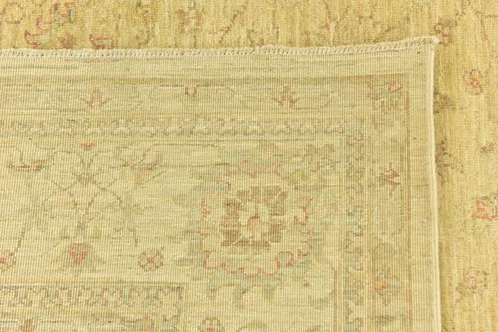 7' x 9' 5 Hand Knotted Peshawar Ziegler Rug