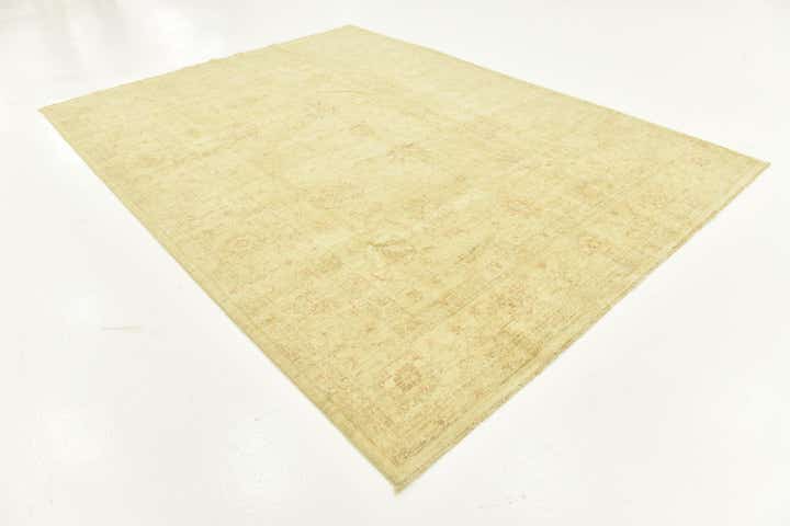 7' x 9' 5 Hand Knotted Peshawar Ziegler Rug