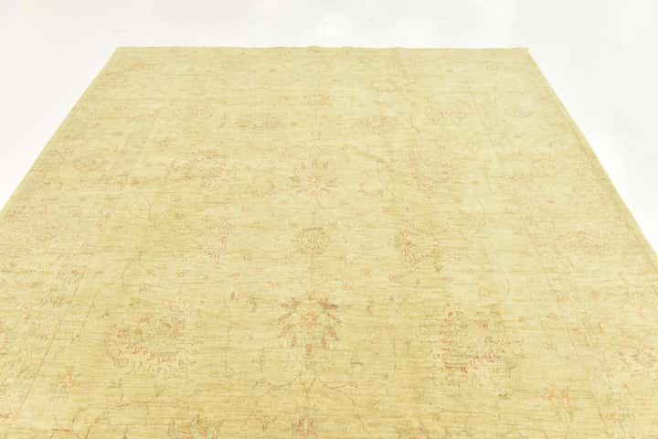 7' x 9' 5 Hand Knotted Peshawar Ziegler Rug