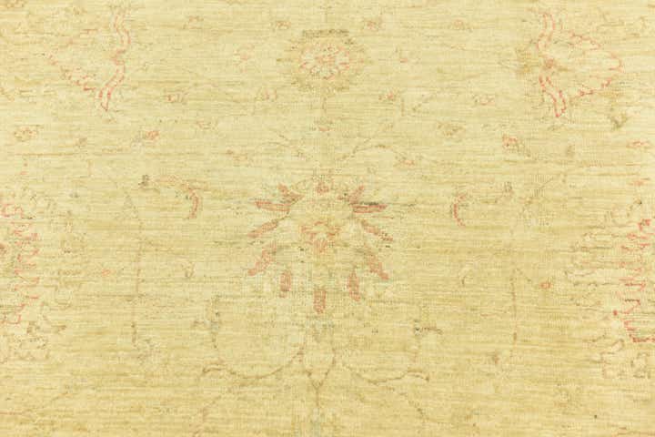 7' x 9' 5 Hand Knotted Peshawar Ziegler Rug