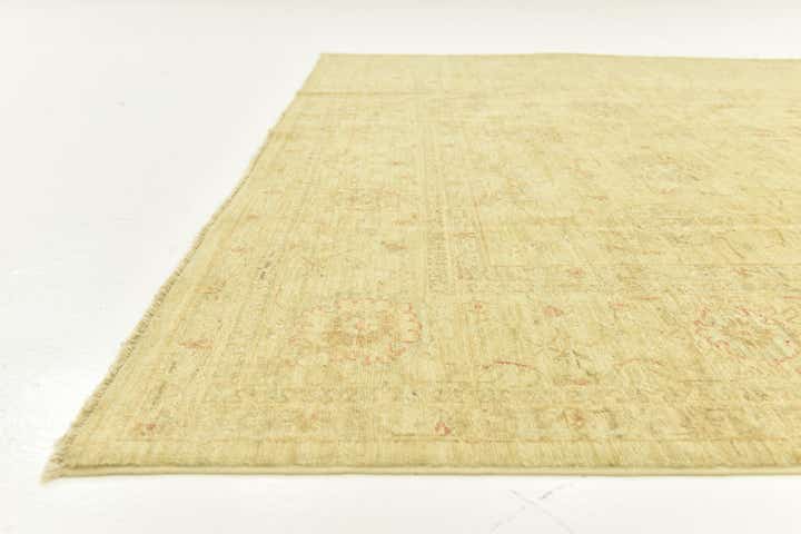 7' x 9' 5 Hand Knotted Peshawar Ziegler Rug