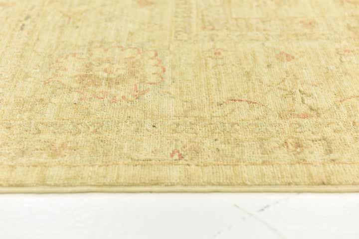 7' x 9' 5 Hand Knotted Peshawar Ziegler Rug