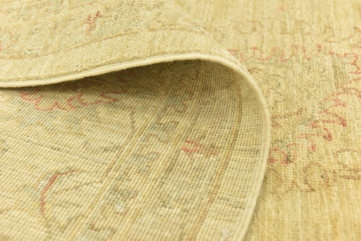 7' x 9' 5 Hand Knotted Peshawar Ziegler Rug