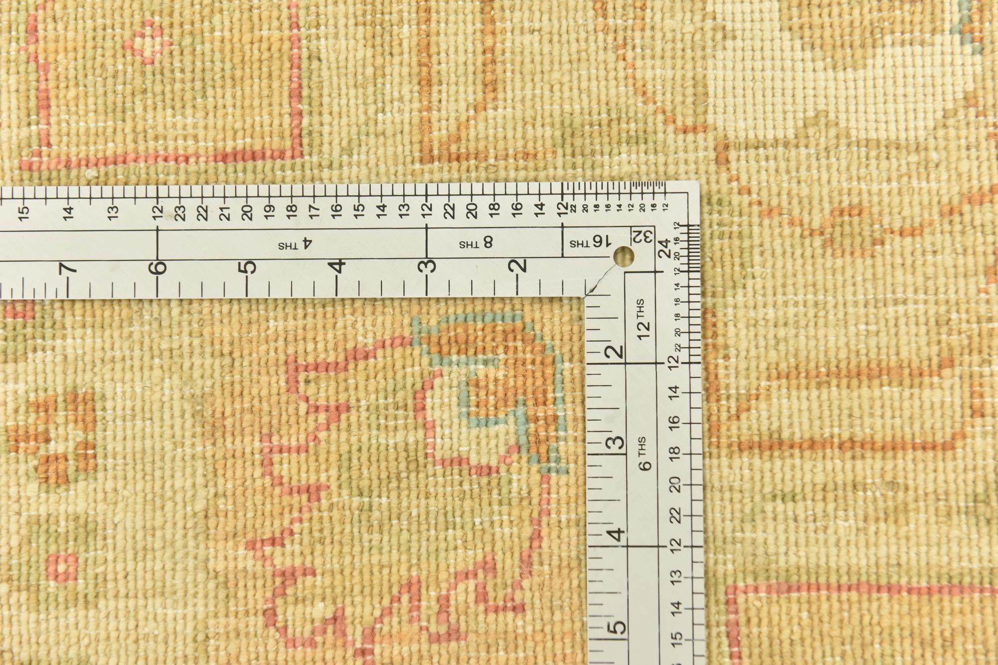 9' 10 x 13' Hand Knotted Peshawar Ziegler Rug