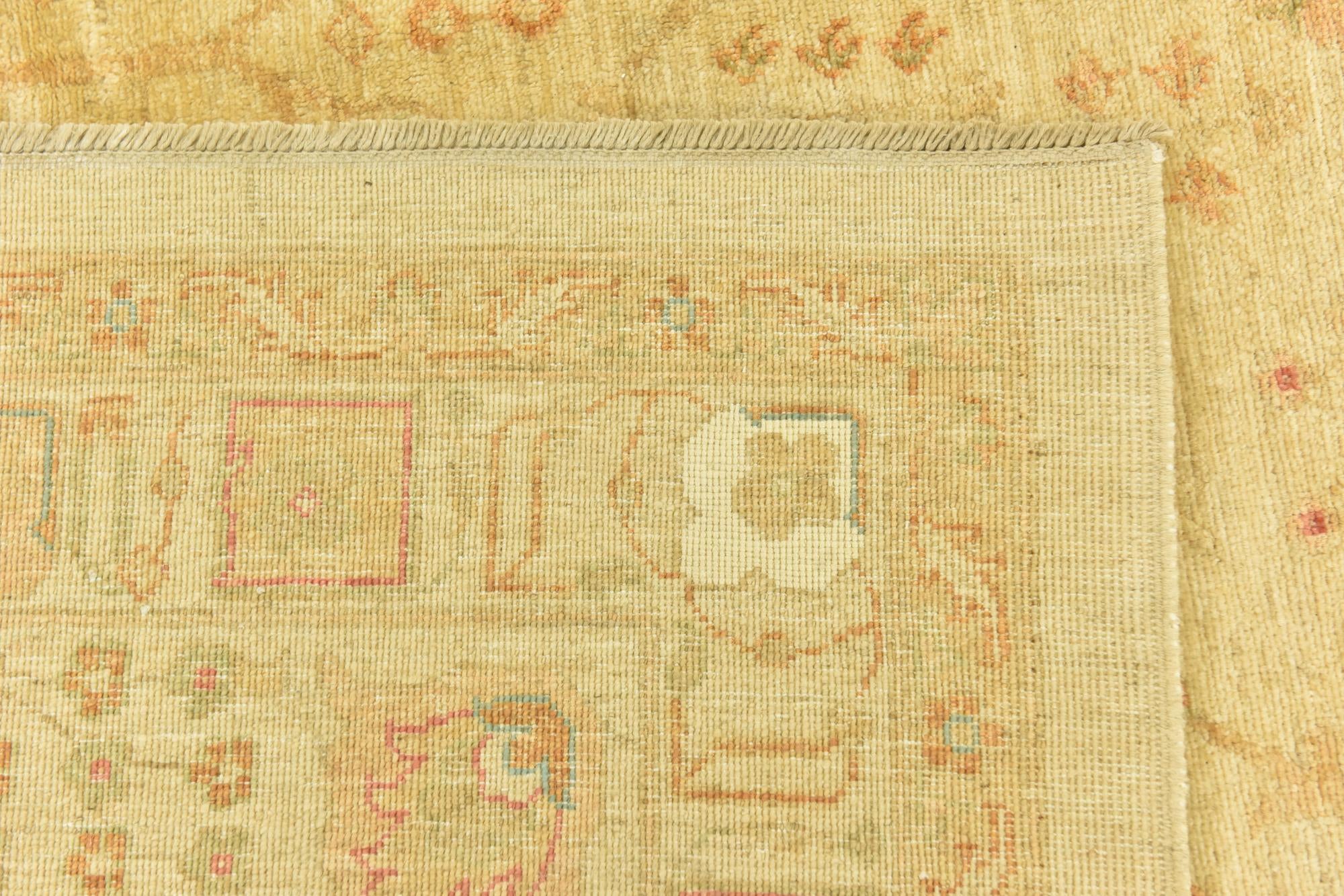 9' 10 x 13' Hand Knotted Peshawar Ziegler Rug