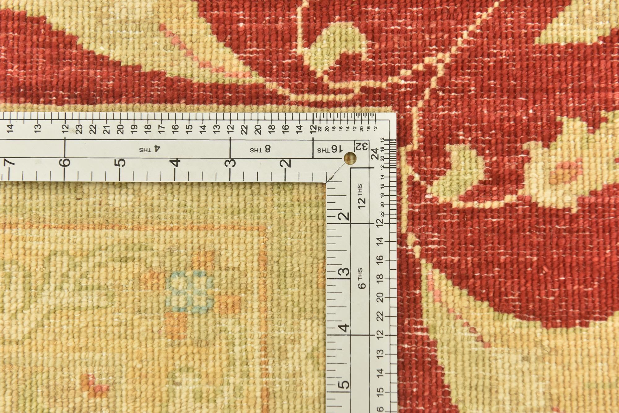 10' 1 x 13' 7 Hand Knotted Peshawar Ziegler Rug