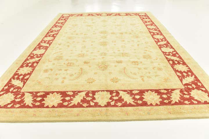 305cm x 415cm Handgeknüpft Peshawar Ziegler Teppich