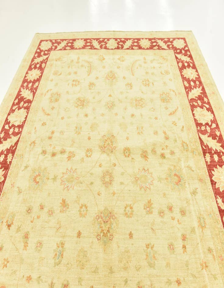 Detail image of 10' 1 x 13' 7  Hand Knotted Peshawar Ziegler Rug