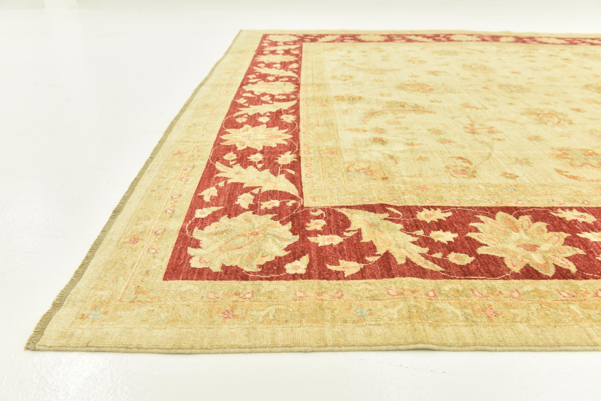 10' 1 x 13' 7 Hand Knotted Peshawar Ziegler Rug