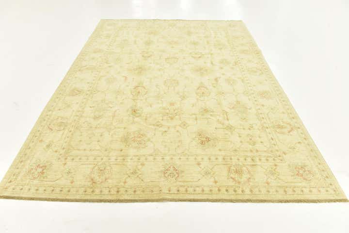 6' 10 x 9' 6 Hand Knotted Peshawar Ziegler Rug